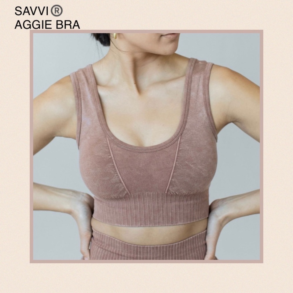 ♥️ SAVVI AGGIE BRA SZ S/M* see description below COLOR: Riverstone